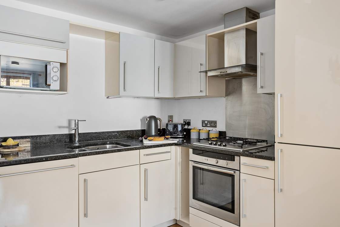 The kitchen is equipped with everything you will need to rustle up a feast.