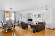 The spacious living-room.