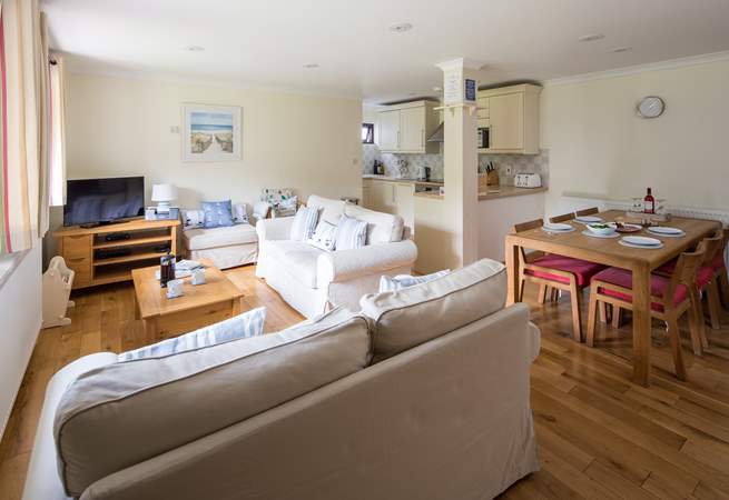 Lovely open plan living area. Perfect for enjoying any group holiday.