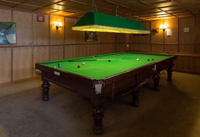 Anyone for a game of snooker? Why not on this glorious table!
