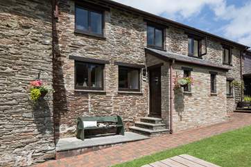 The beautiful stone exterior of Foxglove, what an attractive terraced building.
