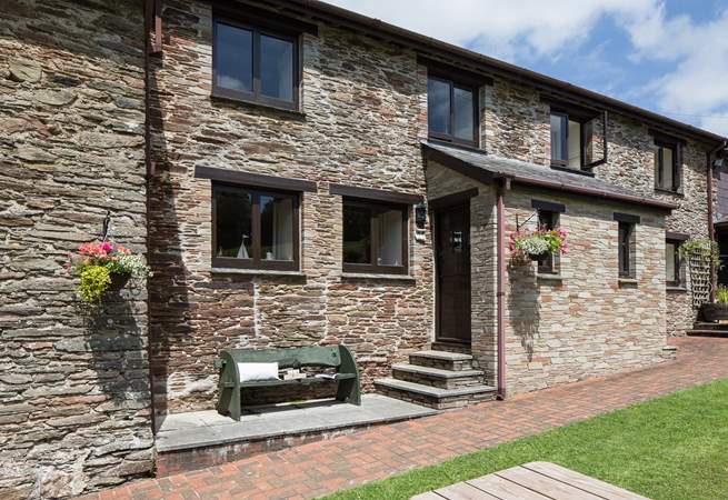 The beautiful stone exterior of Foxglove, what an attractive terraced building.