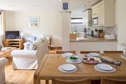 Dining-table, perfect for laying out a feast for four.