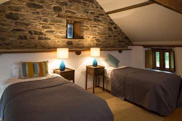 The twin room is extremely spacious, plenty of room to really make yourselves at home.