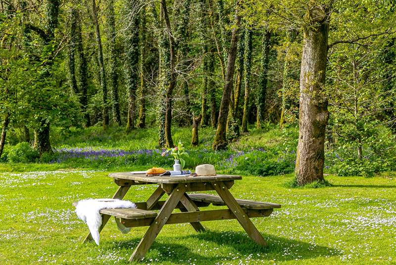 Picnic benches have been perfectly positioned to ensure that you can enjoy these stunning grounds from all angles.