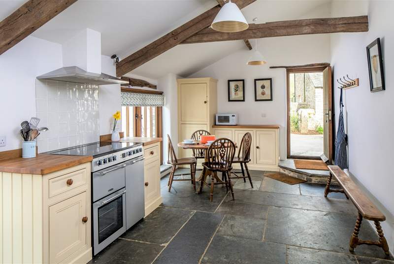 The spacious nature of the kitchen makes it a great place for the family to enjoy a spot of breakfast before heading out for a day of exploring.