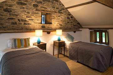 The twin room is extremely spacious, plenty of room to really make yourselves at home.