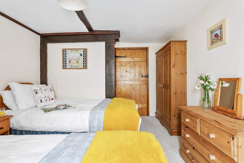 The twin room is also on the ground floor, perfect for adults or children.