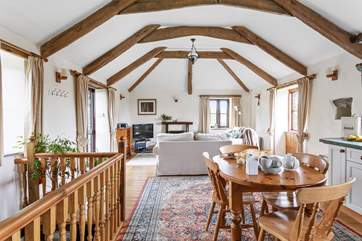This super sociable space is perfect for families or friends looking for a getaway.