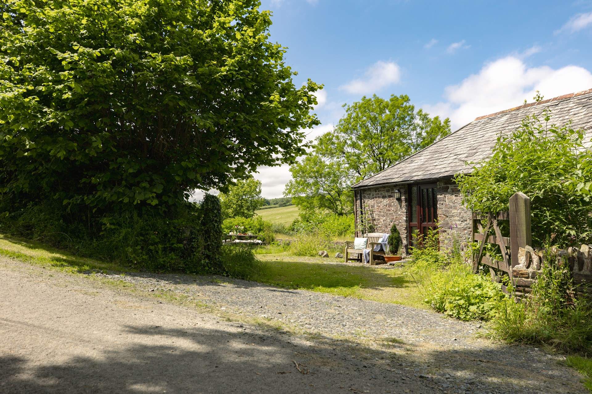 Pull off the lane and into your holiday abode.