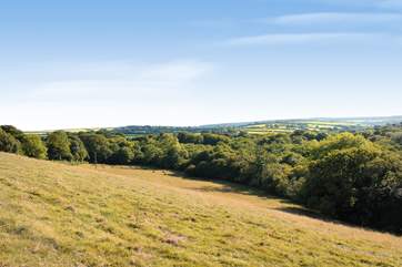 You are surrounded by rolling countryside.