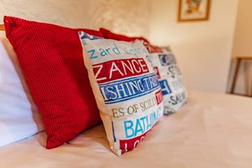 The bedroom offers a beautiful bedroom to re-charge.