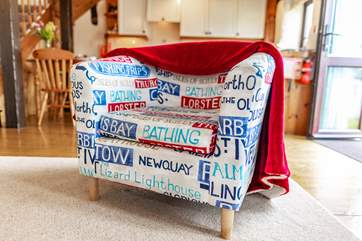 The cottage has been furnished for your comfort.