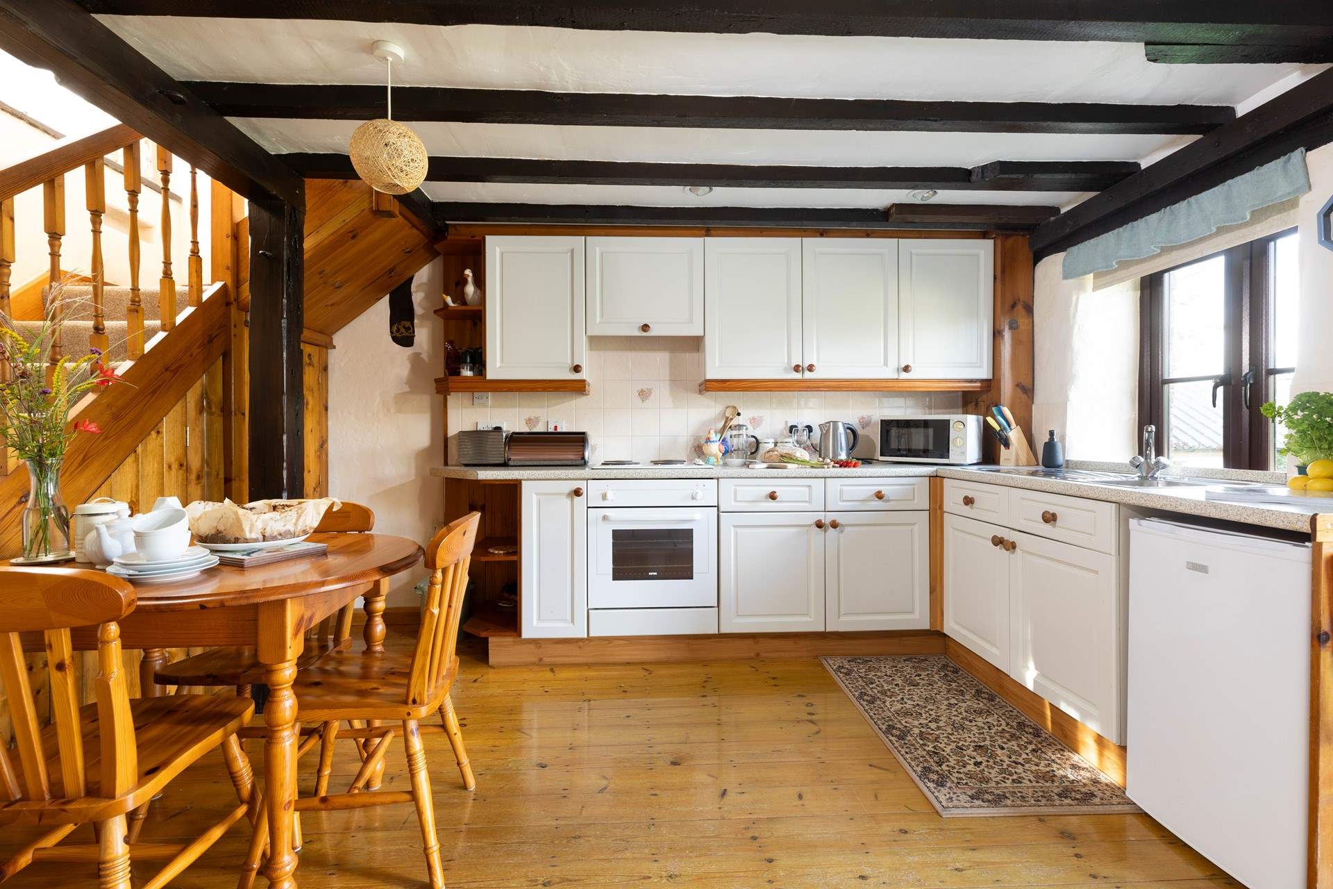 The open plan area is a sociable space.