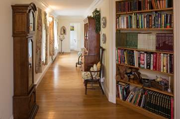 Grand entrance hall which leads down to the kitchen and ground floor WC.