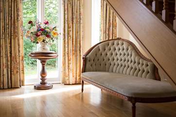 After a long day of action and adventure, why not enjoy some peace and quiet with a good book in this light and attractive spot.