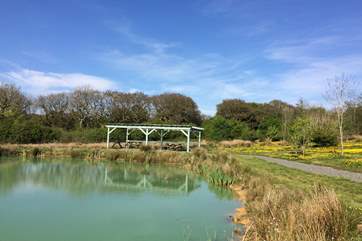 Why not venture a little further into the grounds? It will be worth your while. This tranquil little spot awaits. Perfect for sitting back and finishing that book you have been threatening to read.