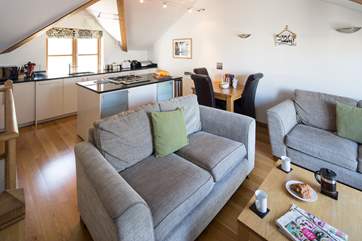 Lovely open plan living-area.