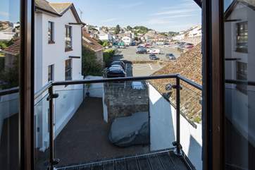 The view over the courtyard and beyond from your balcony.