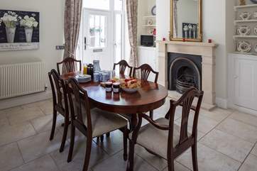 A rather grand dining-room. Perfect for serving up a feast.