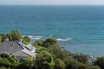 Phoenix (on the left) is set in a sheltered spot above the beach.