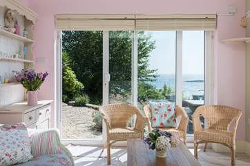 Direct access from the kitchen/family-room out onto the deck.