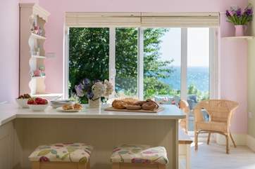 The breakfast-bar is a great place for snacks.