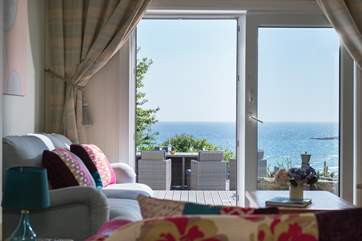 The view from the sitting-room.
