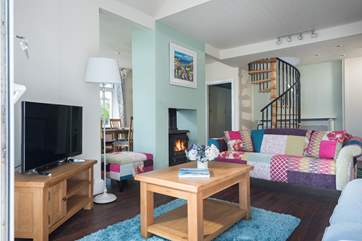 Looking back towards the sitting-room from the patio doors.