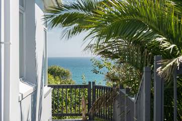 Looking out from Bedroom 1.