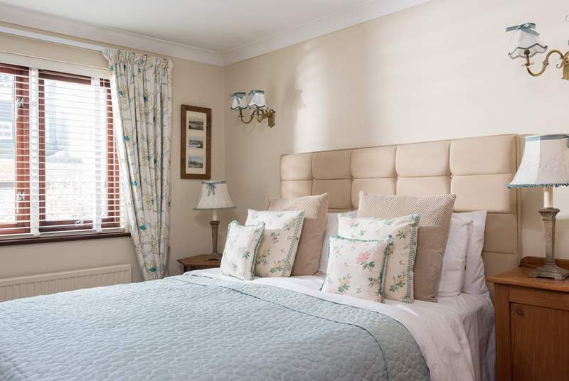 The master bedroom  has a superbly comfortable double bed (Bedroom 2).