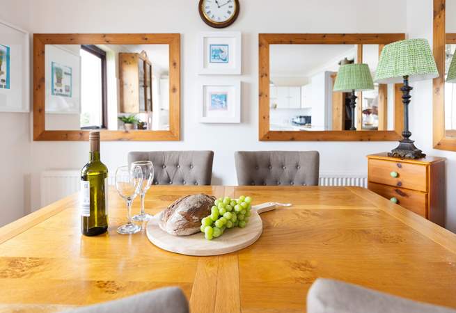 Or perhaps on a cooler evening supper at the dining-table. 