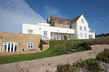 Bay View is only steps from the beach.