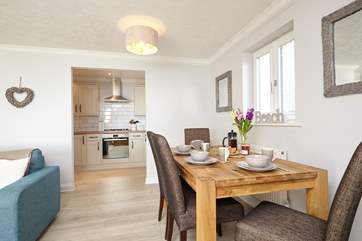 Fresh, tasteful decor ensures this home-from-home is warm and inviting.