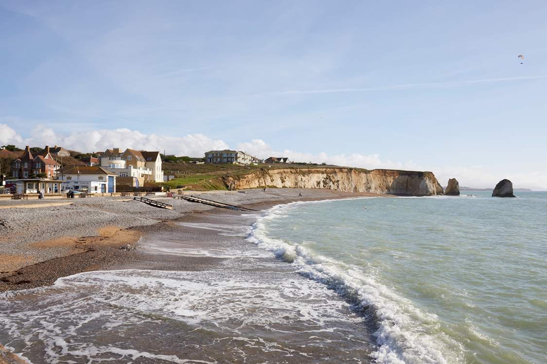 A refreshing dip or paddle in the sea is just a stone's throw from Bay View.