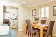 Fresh, tasteful decor ensures this home-from-home is warm and inviting.