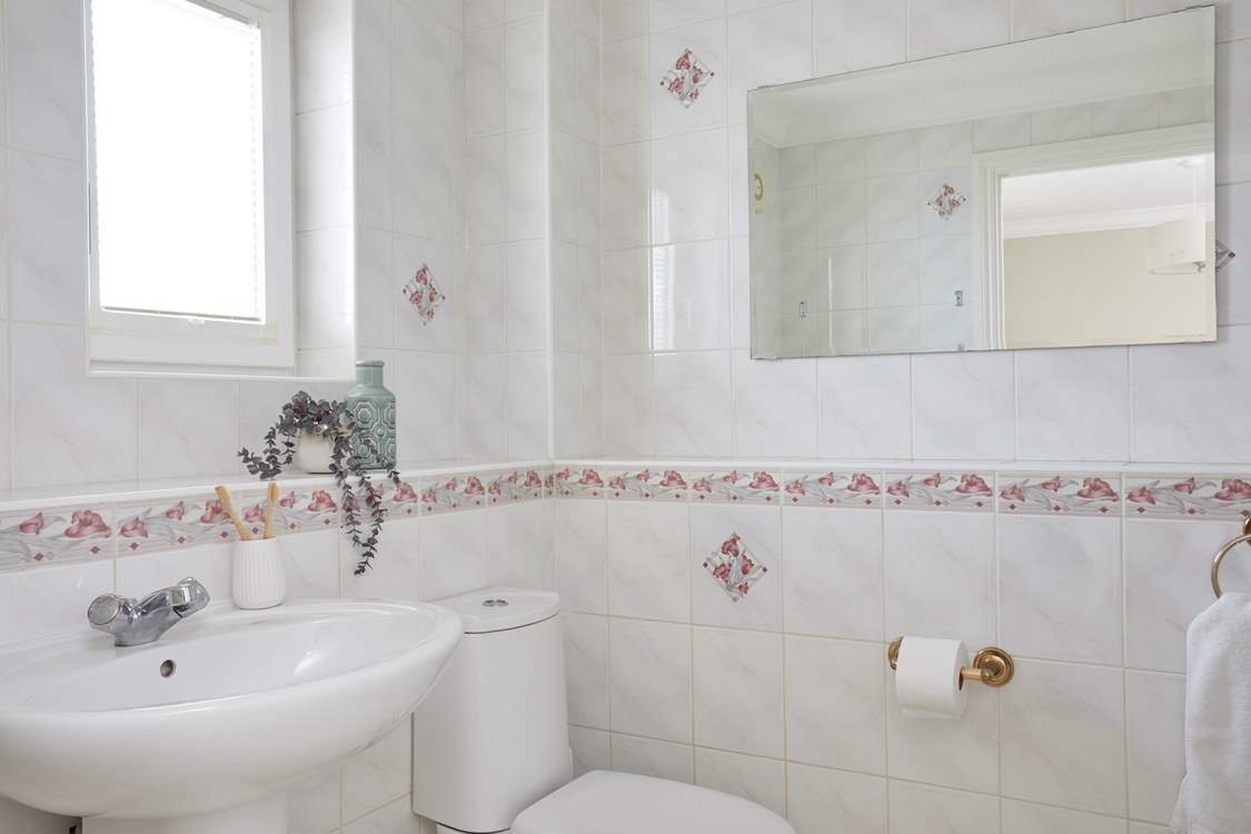 The en suite shower-room to the principal bedroom.