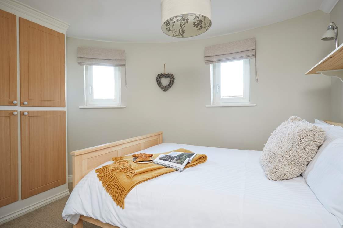 The second bedroom is also light and airy.