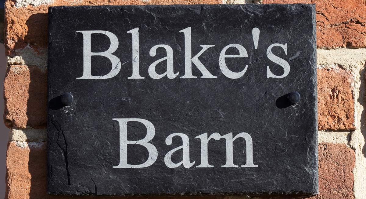 Welcome to Blake's Barn.