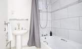 The modern bathroom and fitted shower. - Thumbnail Image