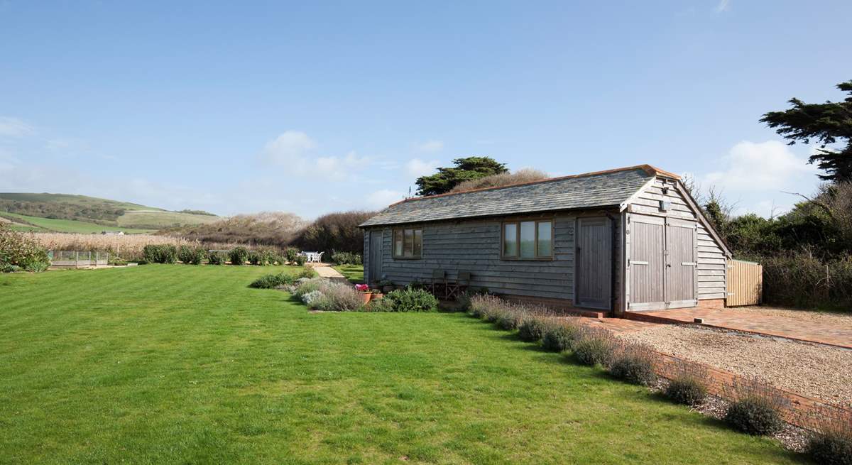 The large garden is a lovely area for the children to run around and let off some steam.