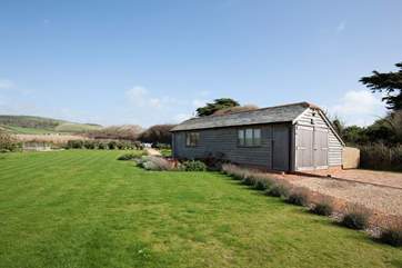 The large garden is a lovely area for the children to run around and let off some steam.