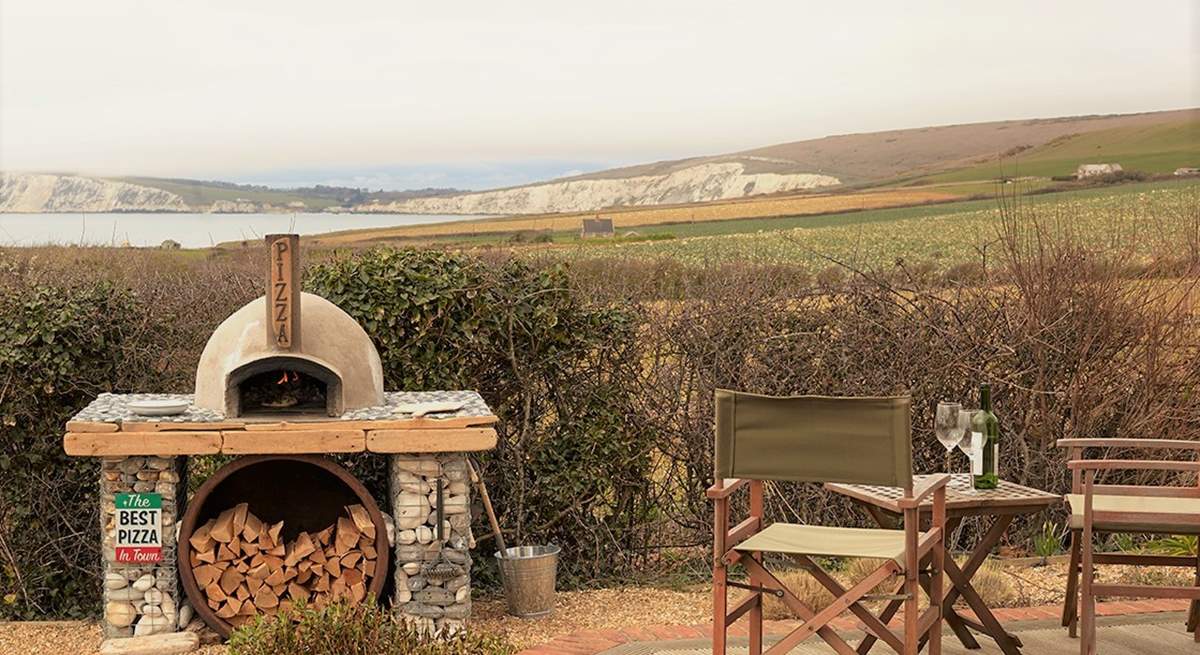 The recently installed outdoor Pizza oven makes dining outside even easier and is proving to be very popular.