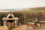 The recently installed outdoor Pizza oven makes dining outside even easier and is proving to be very popular.