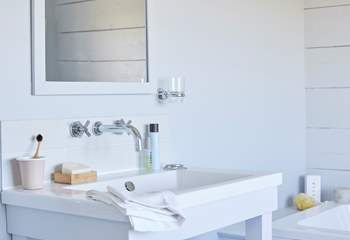 Enjoy a soak in the bath after a long day of island activities.