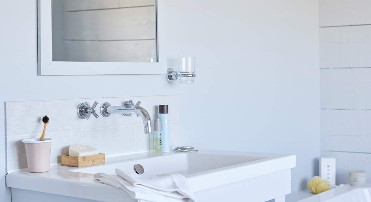 Enjoy a soak in the bath after a long day of island activities.