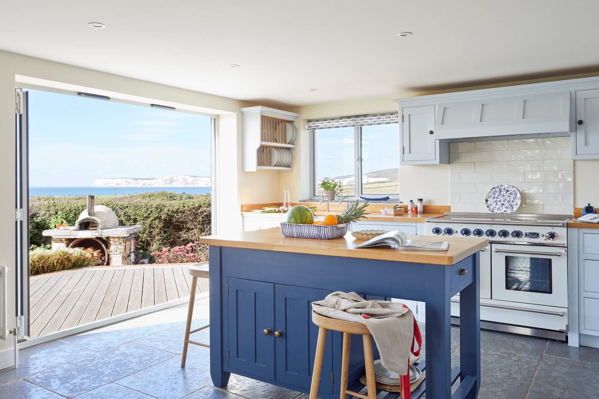 The kitchen is well-equipped for all your holiday needs.