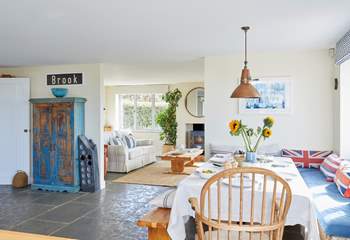 The open plan living space is great for entertaining.