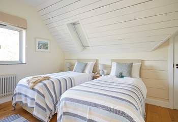 Bedroom 3 is a twin bedroom, perfect for either children or adults. 