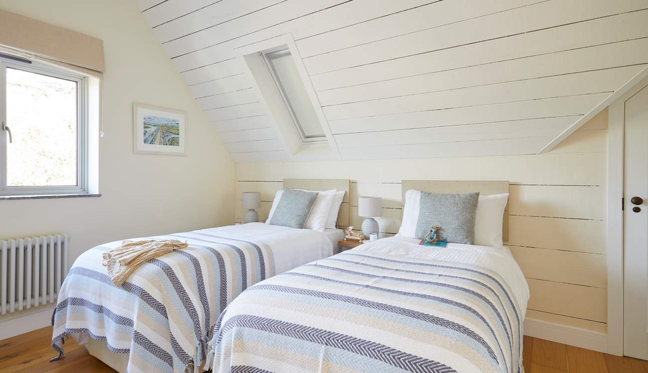 Bedroom 3 is a twin bedroom, perfect for either children or adults. 